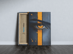 The Yellow Eye Canvas Wall Art - HavenVibes
